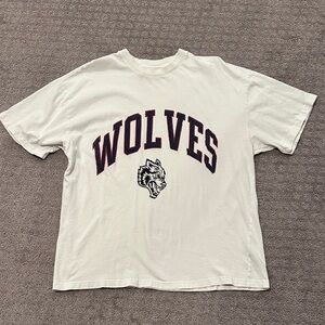 White Darc Sport Wolves Graphic T-Shirt